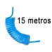 Mangueira Espiral Pneumatica Pu 8mm 10 Bar - 15 Metros