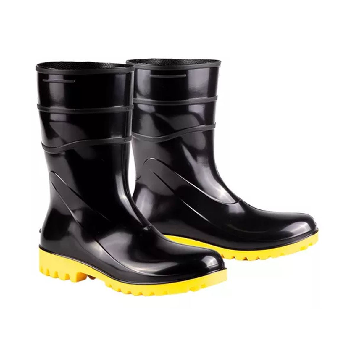 Bota Galocha de Borracha Bracol Com Capa de Chuva Para Motoqueiro ...