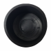 Ponteira 2 Polegadas Redonda Externa PVC Preta - 24 Pe&ccedil;as
