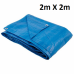 Lona 2x2 Azul Impermeável Carreteiro Piscina 200 Micras Grossa Reforçada
