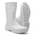 Bota Motociclista Impermeável Cano Médio Pvc Branca Bracol 