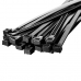 Abra&ccedil;adeira Plastica Preta 202 X 3,7 - 100 P&ccedil;s Frontec