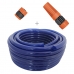 Kit Mangueira Siliconada Azul 50m Esguicho e Engate rosqueavel Tramontina