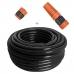 Kit Mangueira Siliconada Preta 50m Esguicho e Engate rosqueavel Tramontina