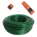Kit Mangueira Siliconada Verde 50m Esguicho e Engate rosqueavel Tramontina