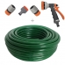 Kit Mangueira Siliconada Verde 20m Engate Rapido e Esguicho 6 Jatos Tramontina