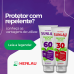 Protetor Solar Creme Prote&ccedil;&atilde;o Sunlau Fps 60 120ml com Repelente