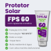 Protetor Solar Creme Prote&ccedil;&atilde;o Sunlau Fps 60 120ml com Repelente